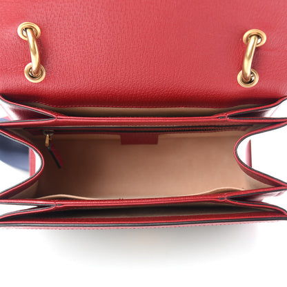 Gucci GG Supreme Monogram Small Queen Margaret Top Handle Bag Red 5 of 10
