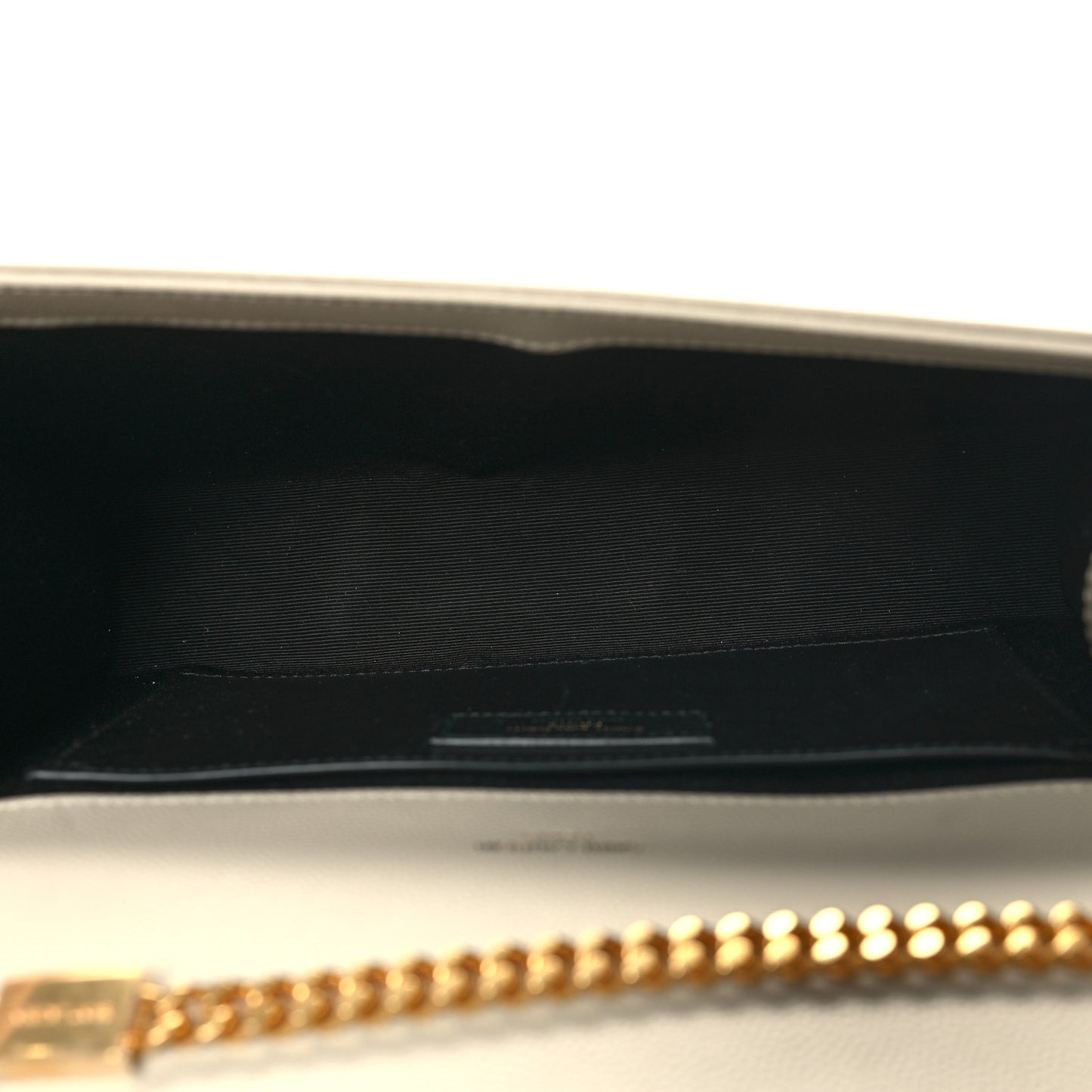 Grain De Poudre Medium Monogram Kate Satchel Crema Soft