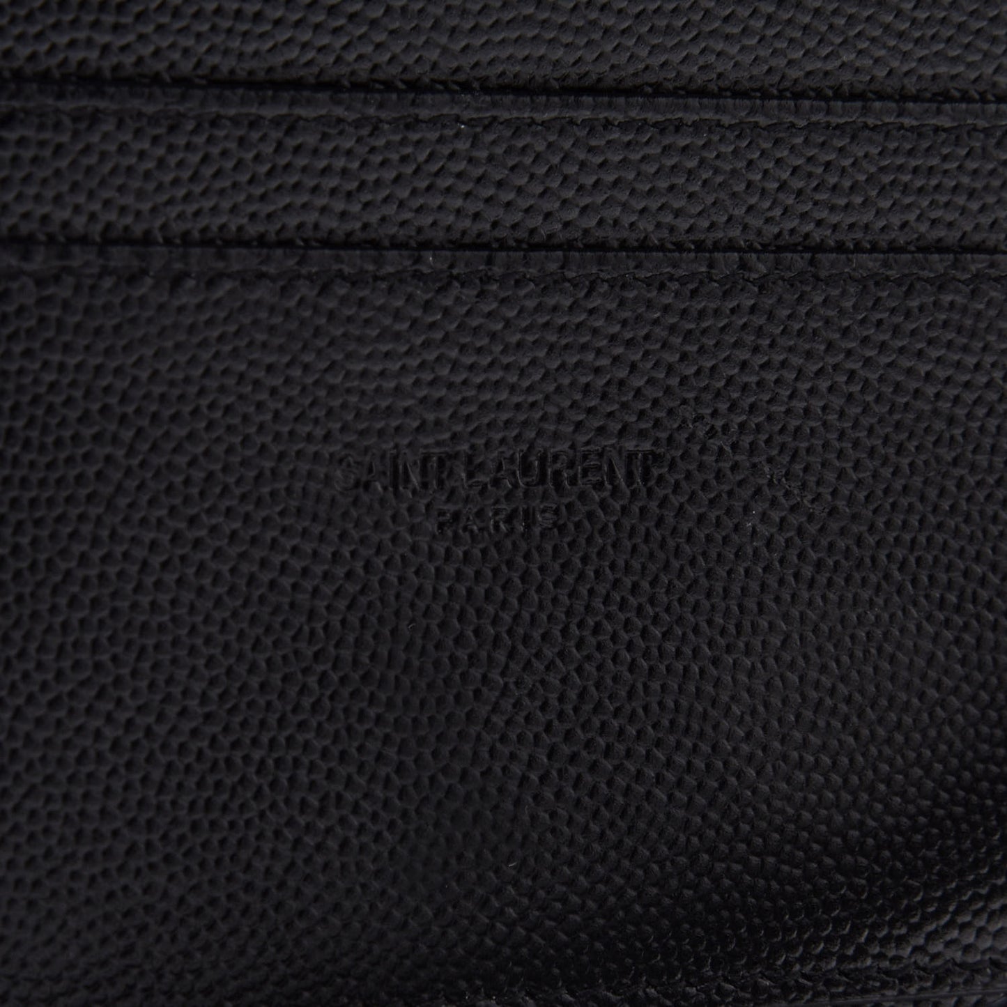 Grain De Poudre Chevron Monogram Large Bill Pouch Black