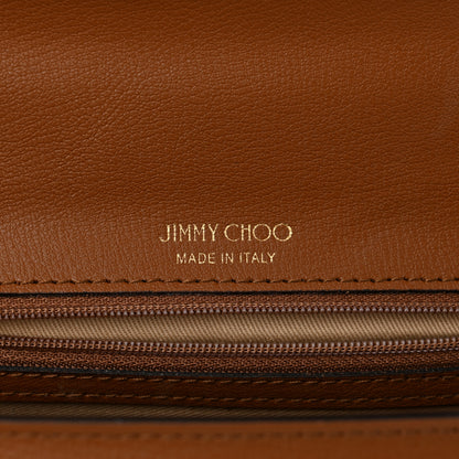 Jimmy Choo Grainy Calfskin JC Shoulder Bag Tan 6 of 9