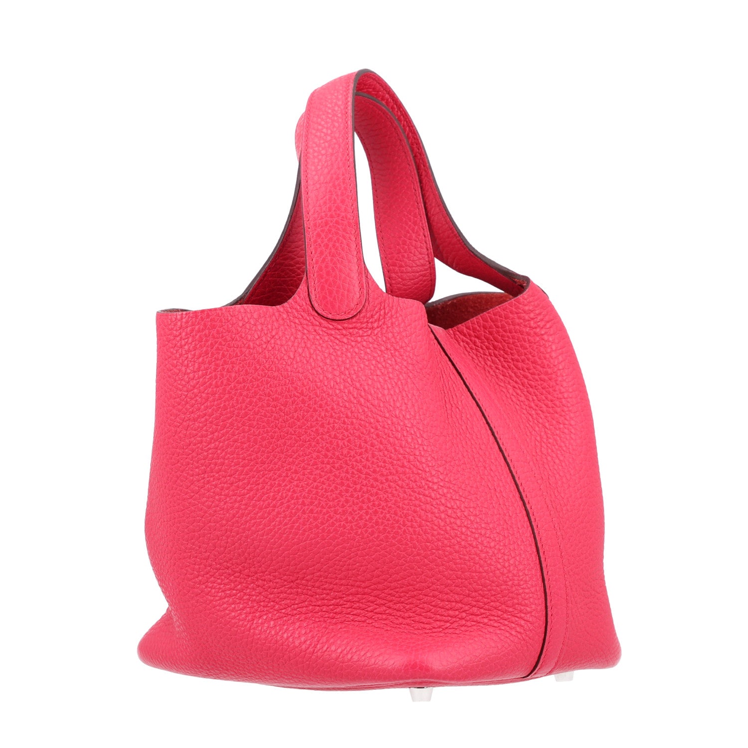 Hermes Taurillon Clemence Picotin Lock 18 PM Rose Mexico 3 of 10