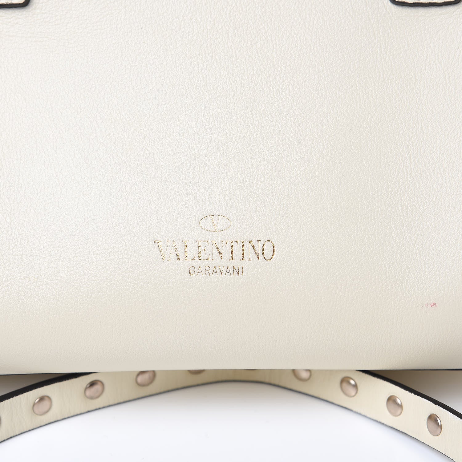 Valentino Garavani Vitello Mini Rockstud Double Handle Tote Ivory 10 of 13
