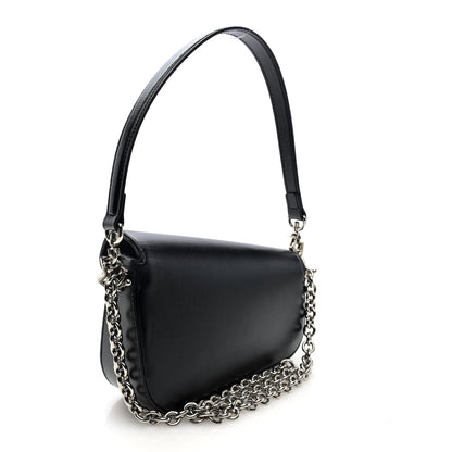Gucci Demetra Mini Horsebit 1955 Asymmetric Shoulder Bag Black 3 of 9