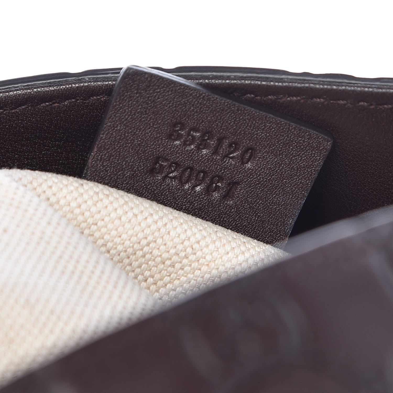 Gucci Guccissima Medium Bree Foldover Tote Chocolate 8 of 8