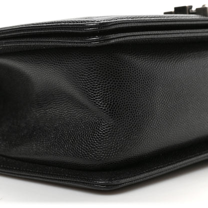 Chanel Caviar Quilted Medium Boy Flap Black 8 of 9