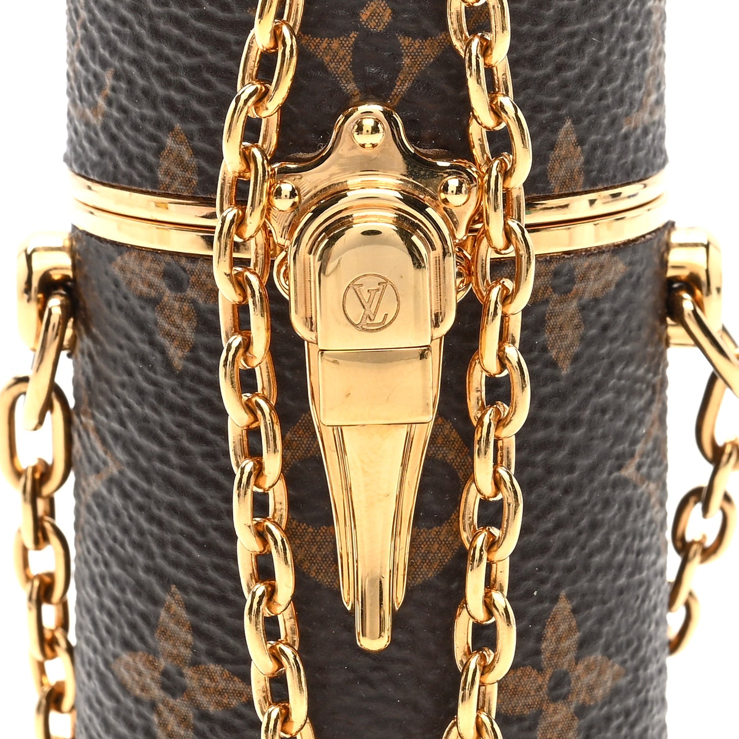 Monogram Chain Lipstick Case