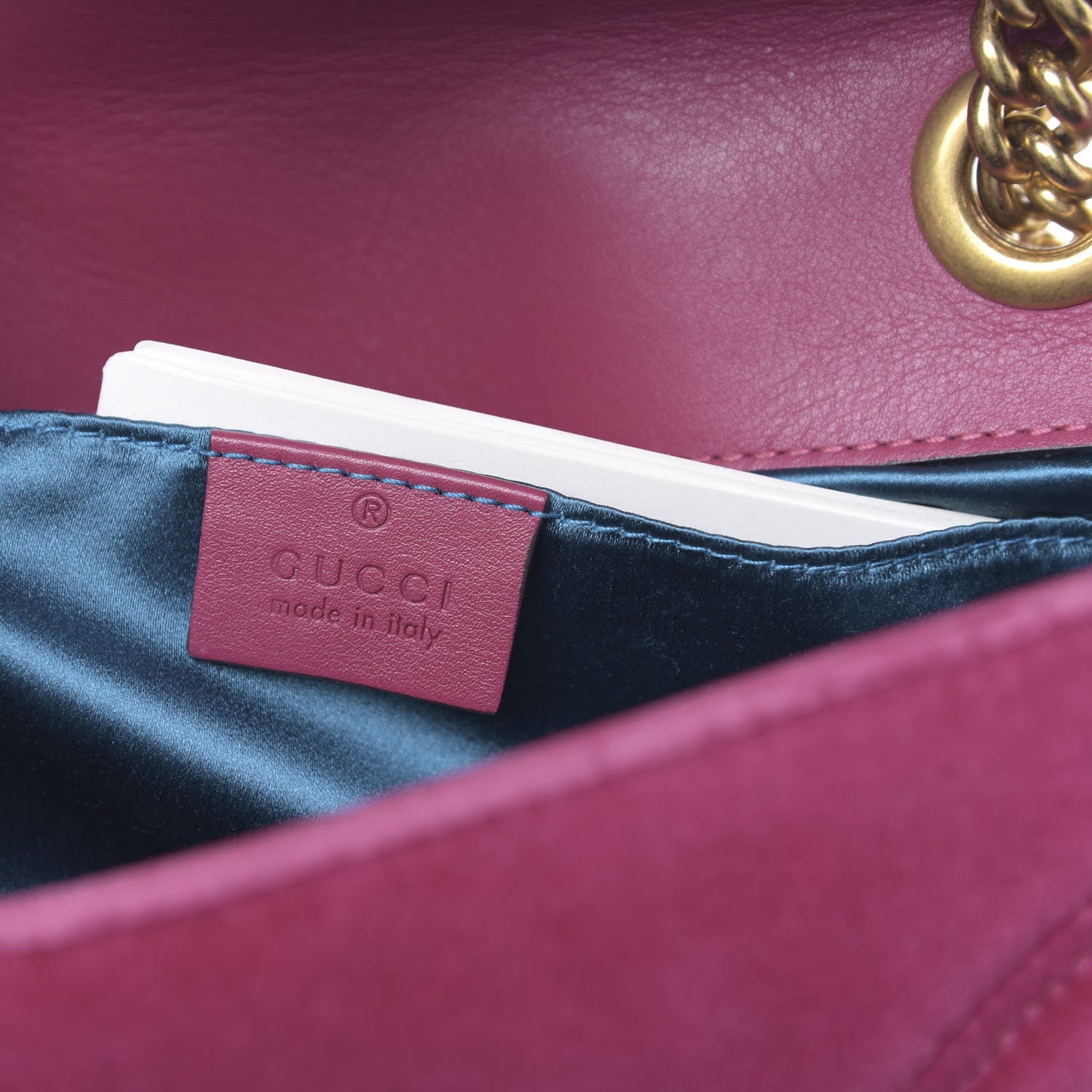 Gucci Velvet Matelasse Mini GG Marmont Shoulder Bag Light Raspberry Rose 6 of 10