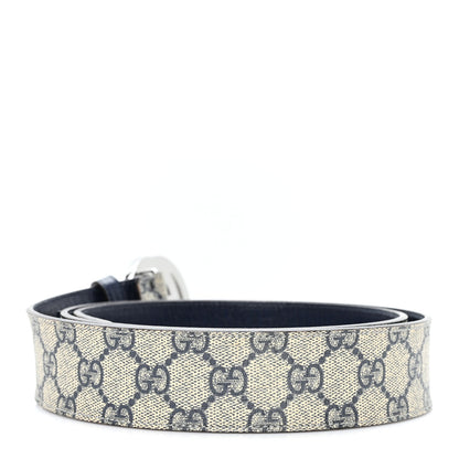 Gucci GG Plus Monogram Interlocking G Belt 105 42 Navy 2 of 4