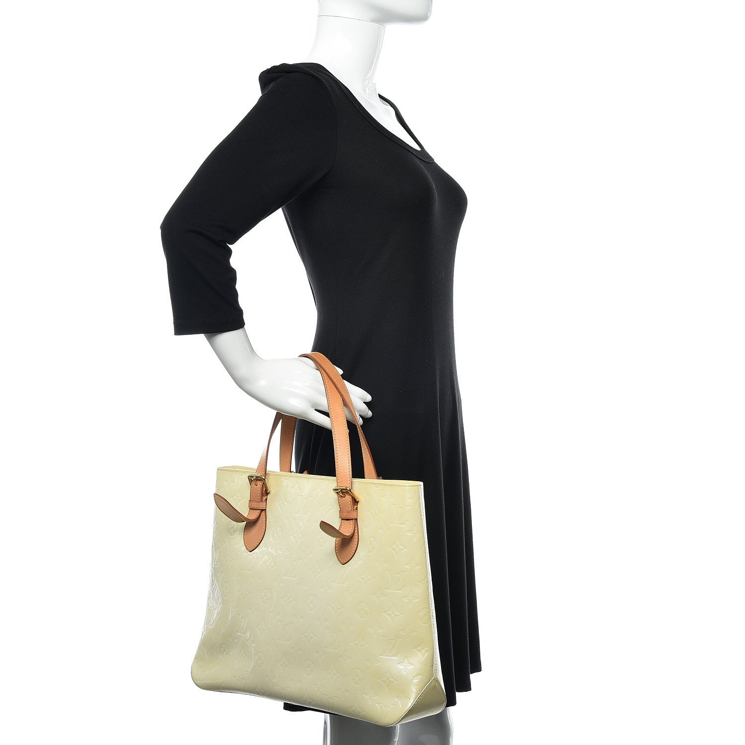Louis Vuitton Vernis Brentwood Perle 2 of 13