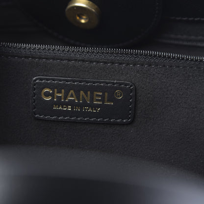Chanel Caviar Small Studded Deauville Tote Black 6 of 11