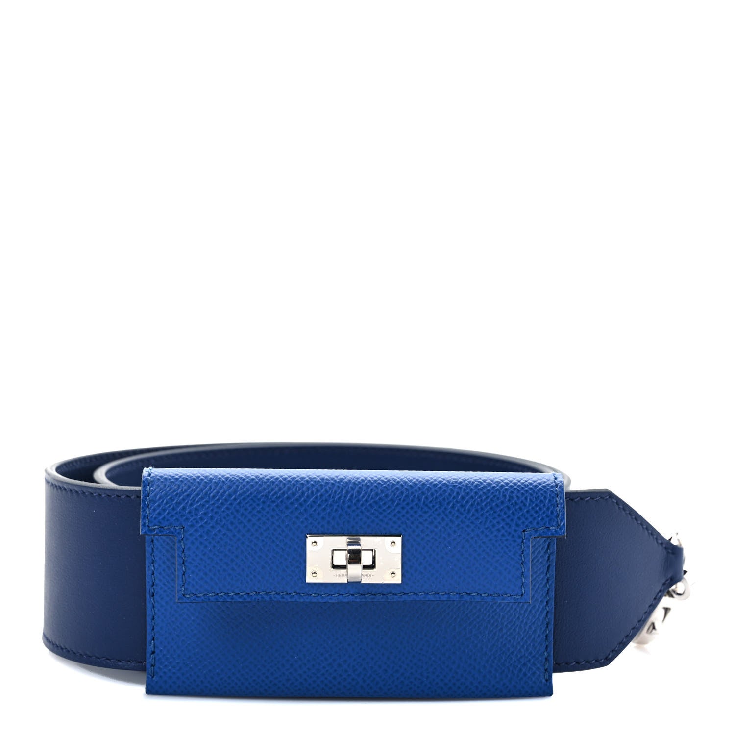 Hermes Swift Epsom Pocket Kelly Shoulder Strap Bleu Saphir Bleu France 1 of 5