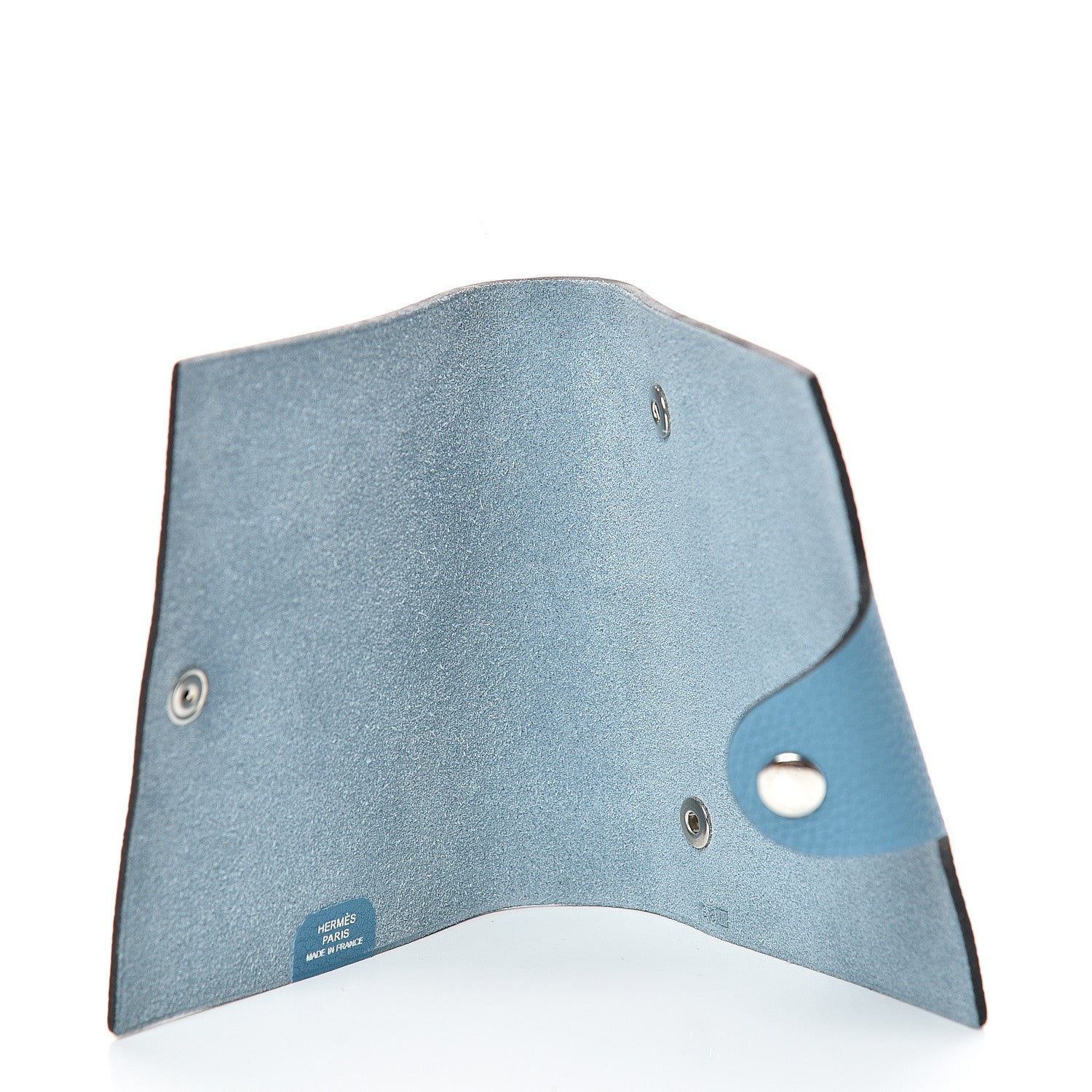 Hermes Togo Ulysse Mini Notebook Cover Blue Jean 4 of 7