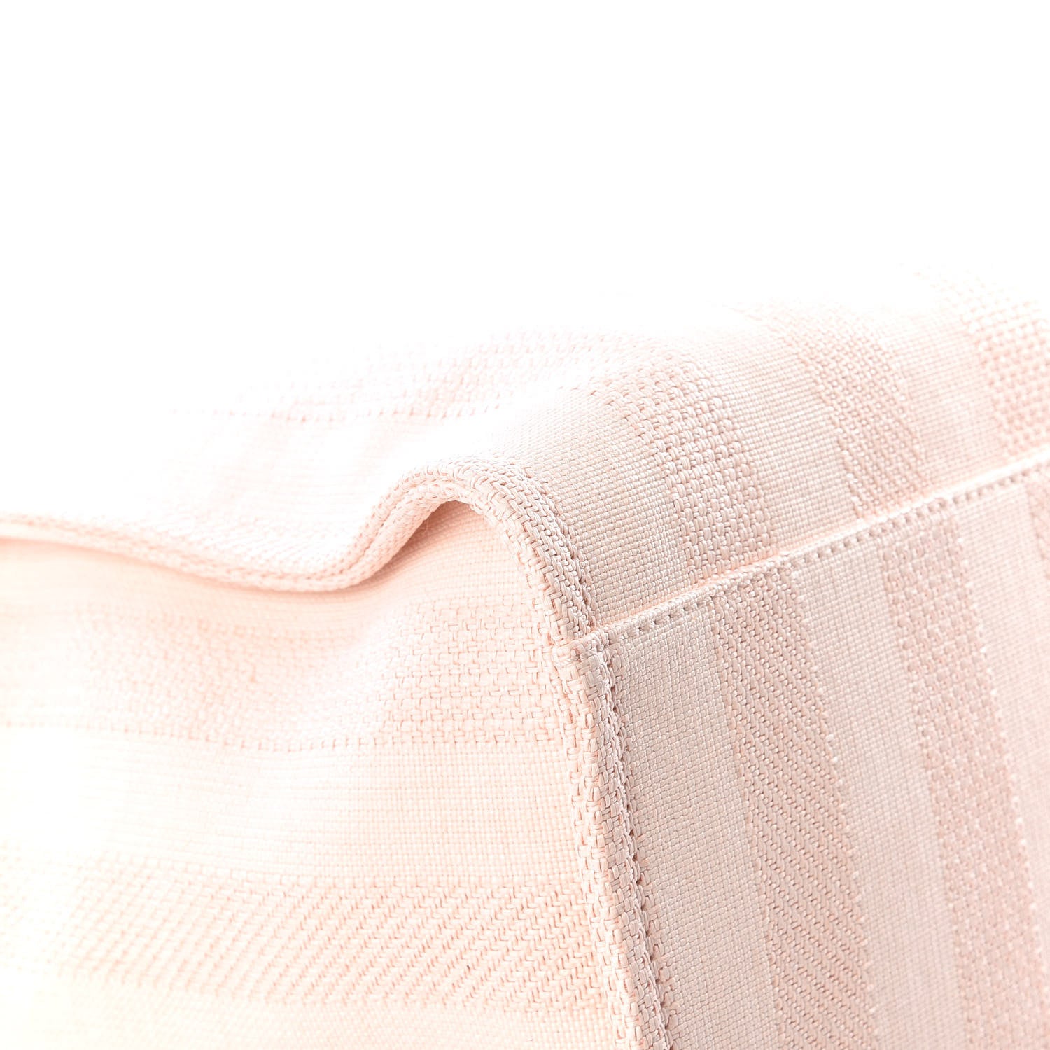 Chanel Mixed Fibers Calfskin Striped Medium Deauville Tote Light Pink 7 of 10