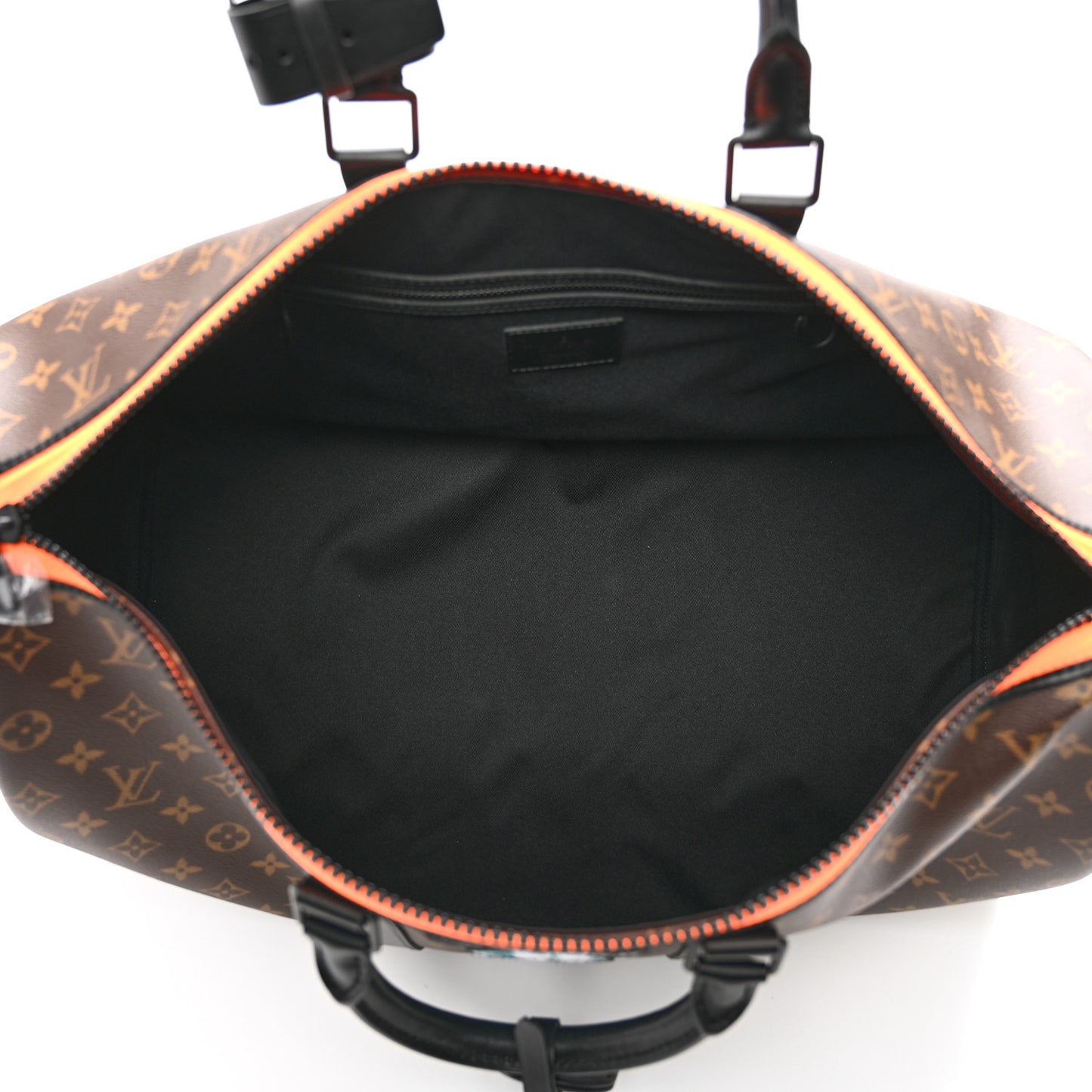 Monogram Embroidered Cartoon LV Friends Keepall Bandouliere 50