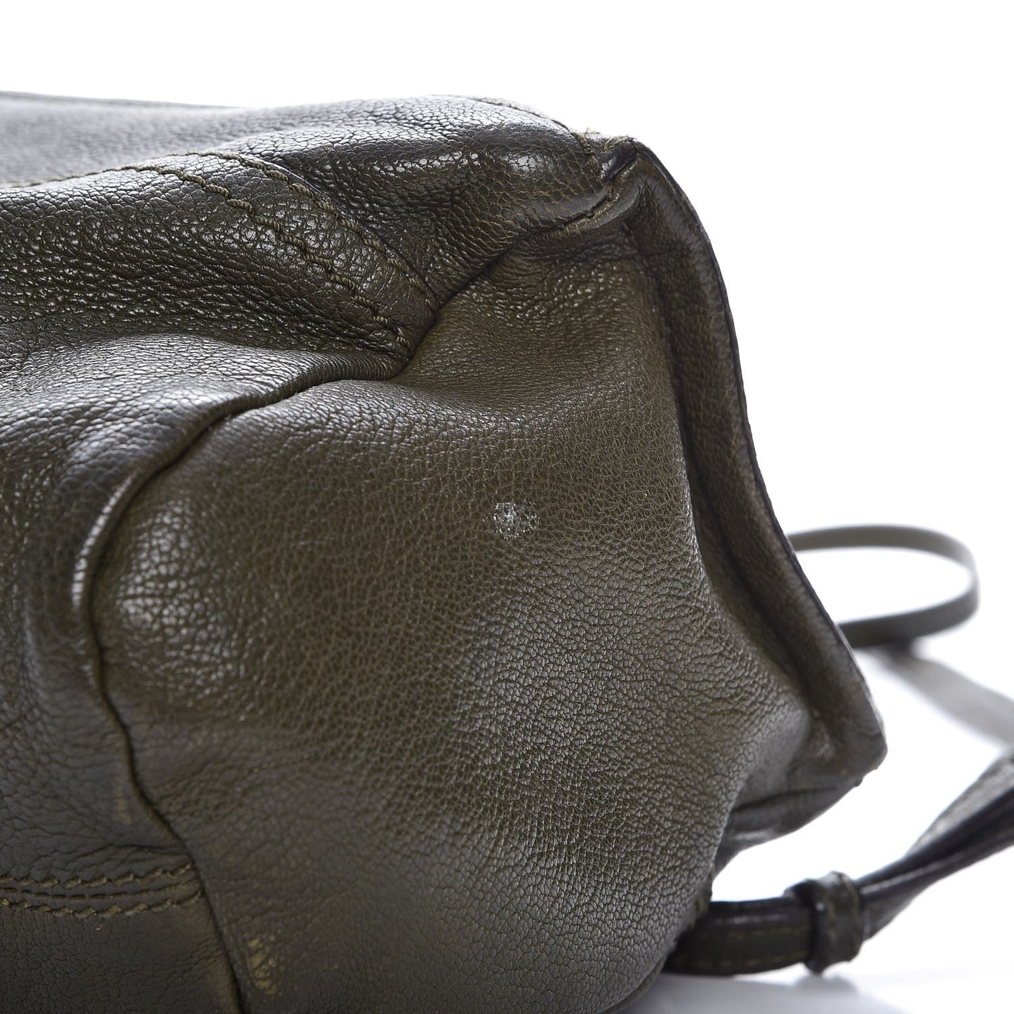 Sugar Goatskin Mini Pandora Khaki