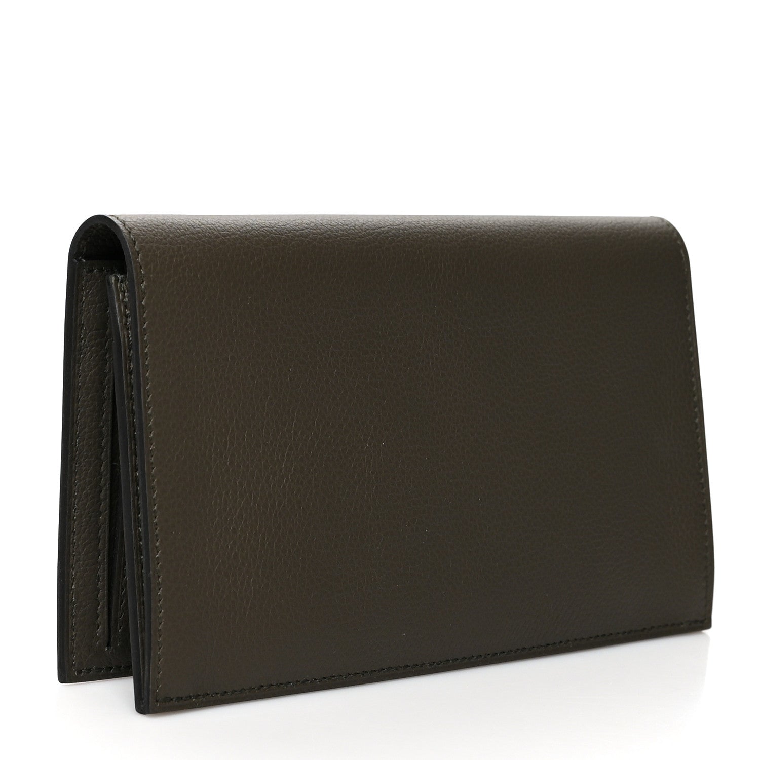 Hermes Evercolor Citizen Twill Long Wallet Vert De Gris 4 of 7