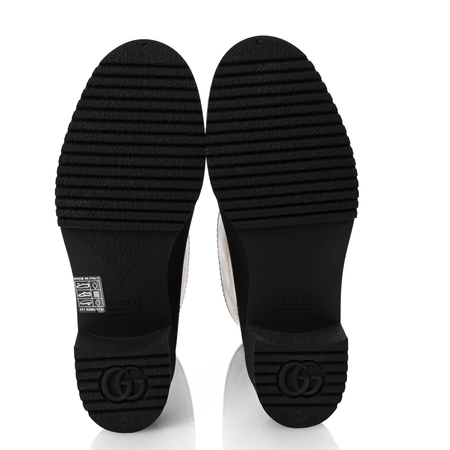 Gucci Rubber Double G Womens Rain Boots 36 Black 6 of 10