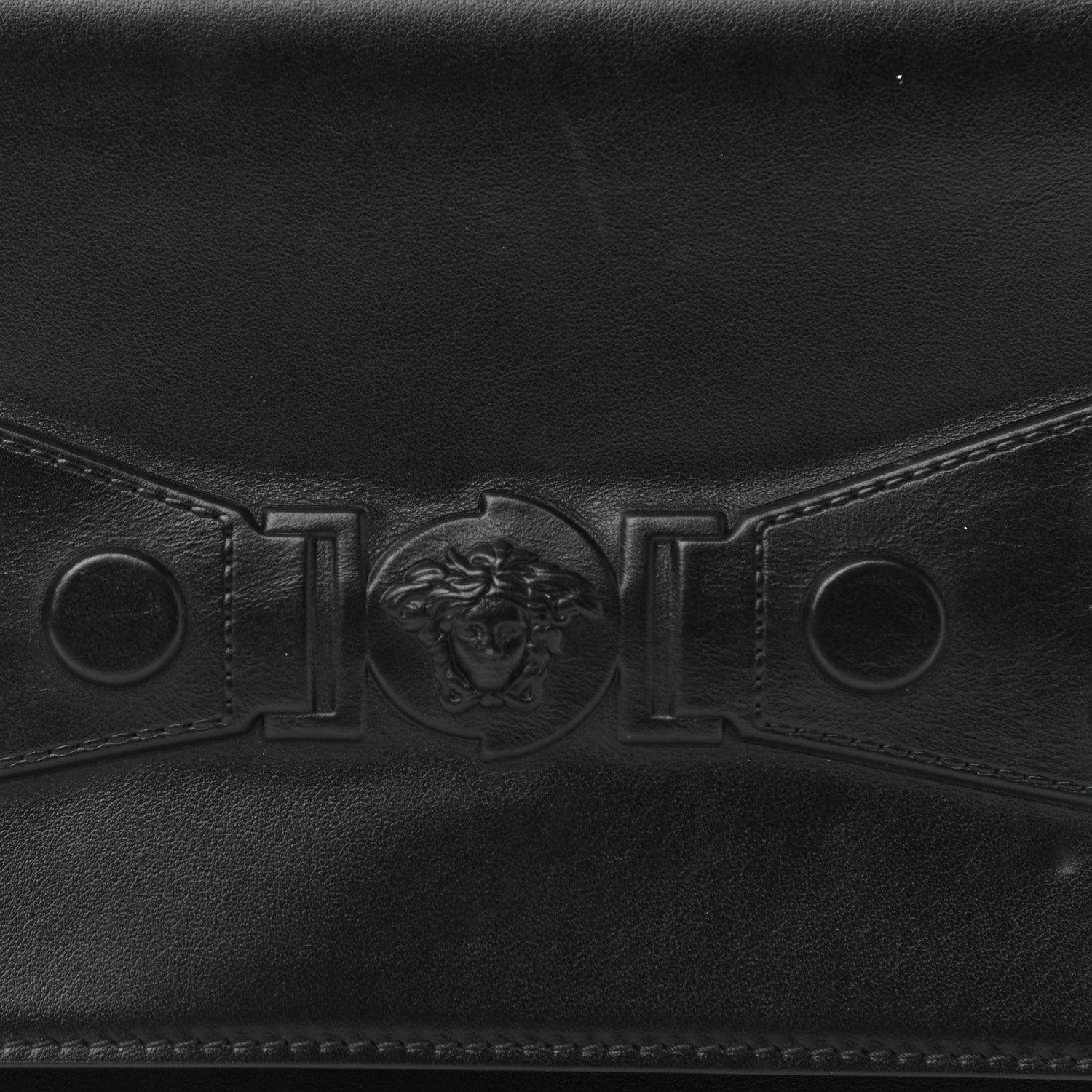 Versace Calfskin Tribute X Shoulder Bag Black 7 of 9