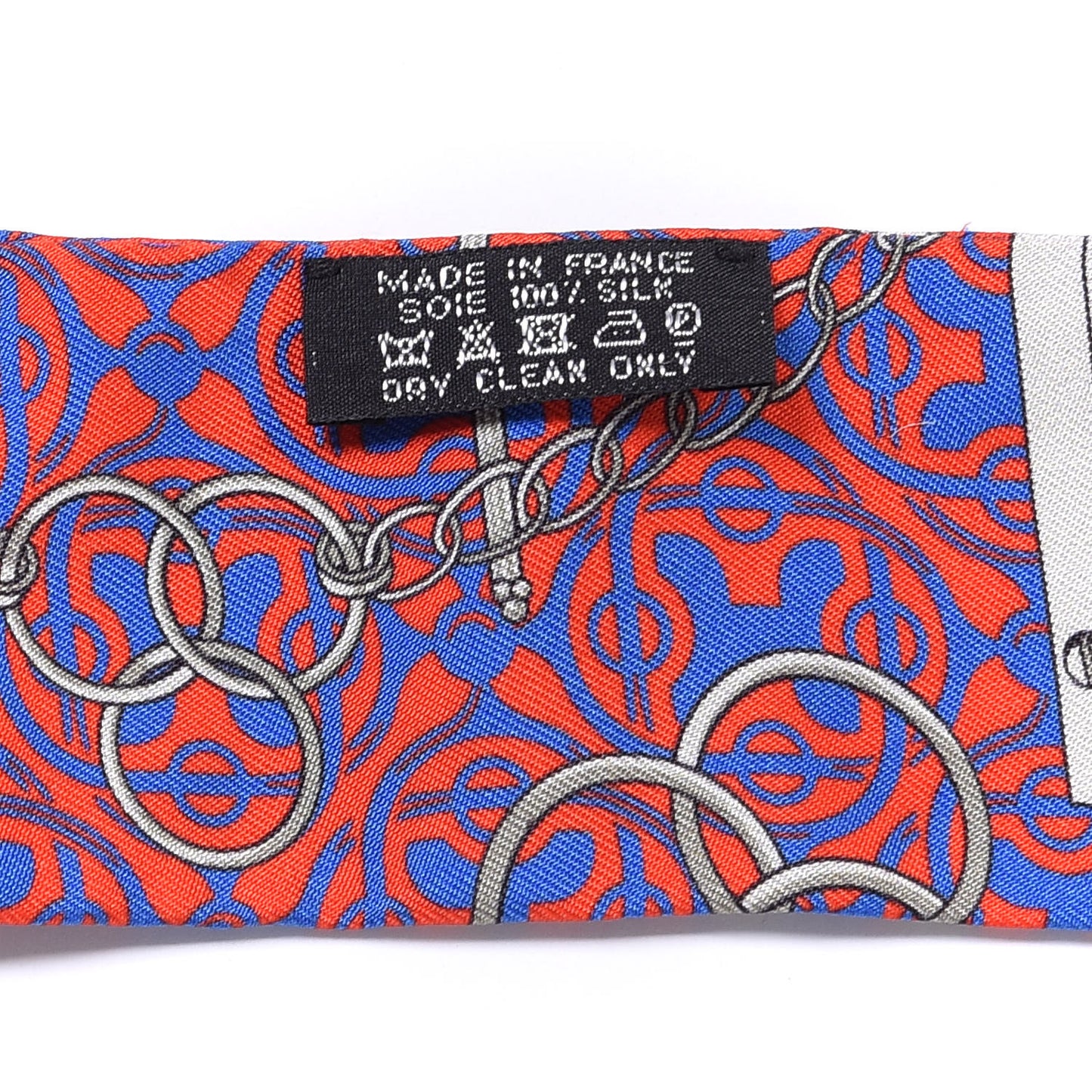 Silk Mors Et Gourmettes Remix Twilly Fuchsia Bleu Corail