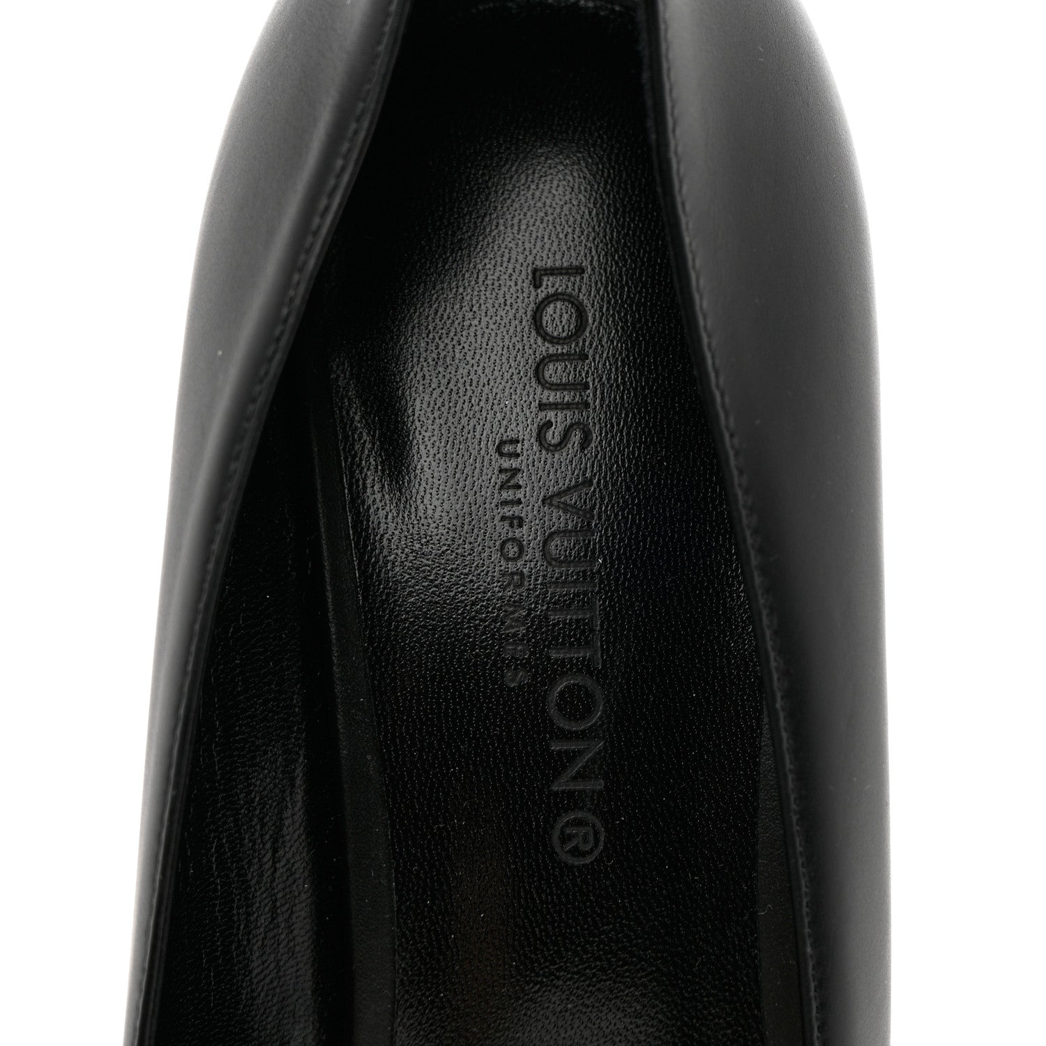 Louis Vuitton Calfskin Cherie Pumps 39 Black 6 of 7