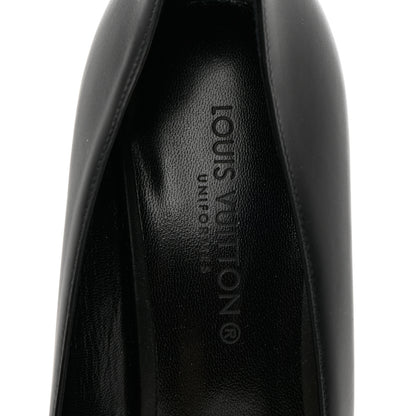 Louis Vuitton Calfskin Cherie Pumps 39 Black 6 of 7
