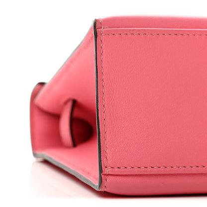 Hermes Swift Kelly Pochette Clutch Rose Azalee 9 of 14