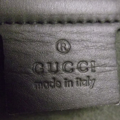 Gucci Leather Metal GG Tote Army Green 7 of 10