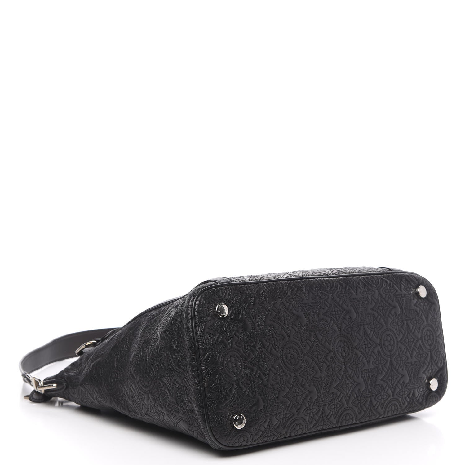 Louis Vuitton Monogram Lambskin Antheia Ixia MM Black 5 of 11