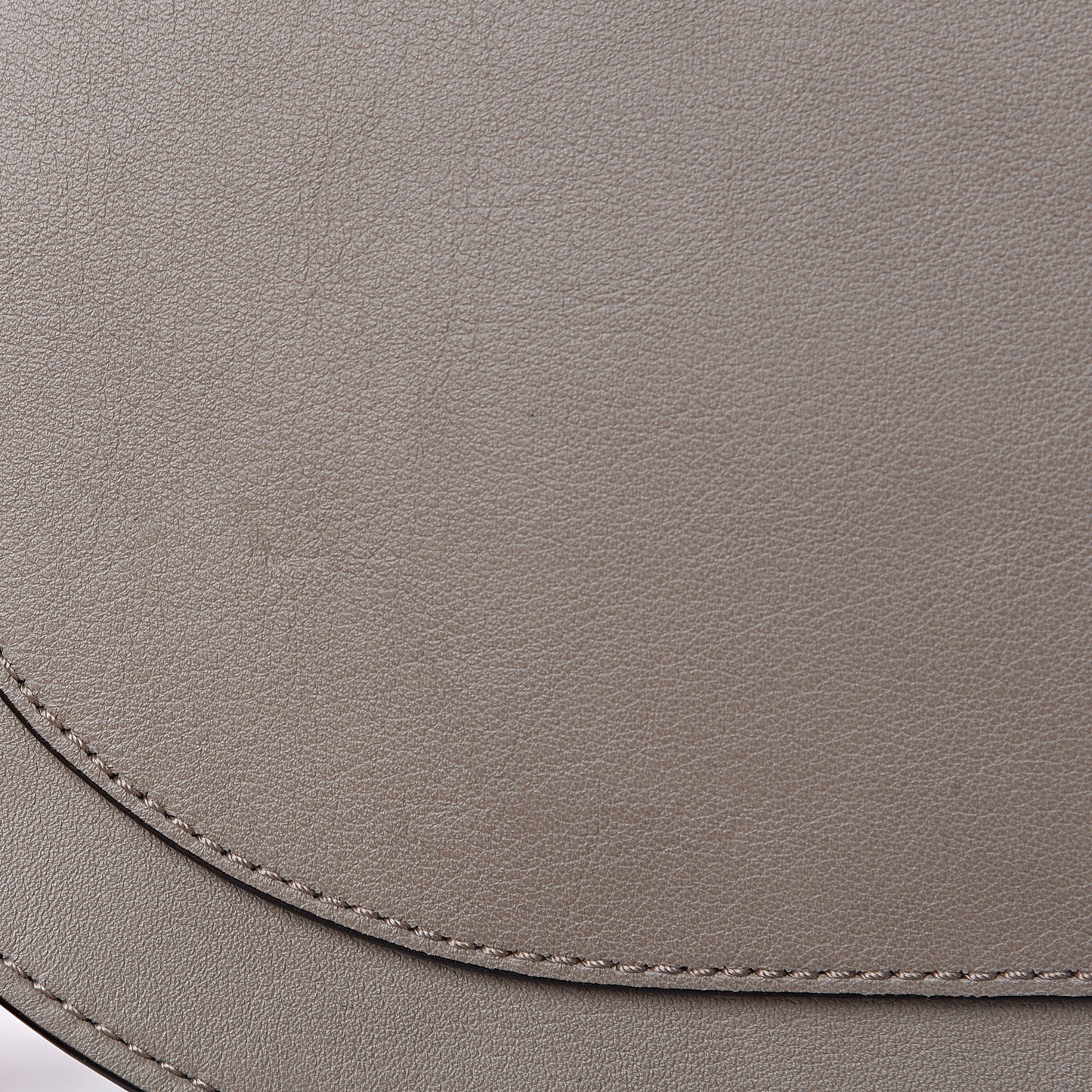 Calfskin Suede Medium Nile Bracelet Bag Motty Grey