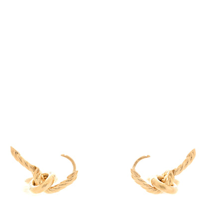 David Yurman 18K Yellow Gold Lexington Double Link Drop Earrings 3 of 6