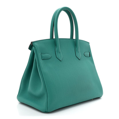 Hermes Togo BIRKIN 30 Vert Verone 3 of 15