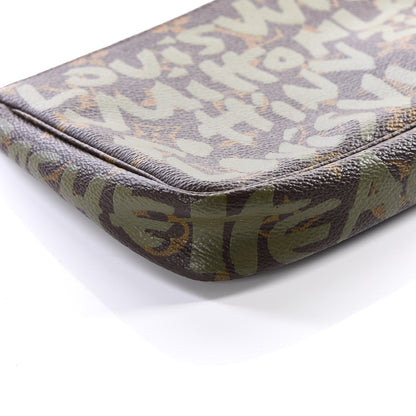 Louis Vuitton Monogram Graffiti Pochette Accessories Kaki 5 of 8