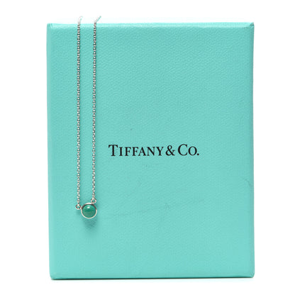Tiffany Sterling Silver Turquoise Elsa Peretti Color by the Yard Pendant Necklace 5 of 5