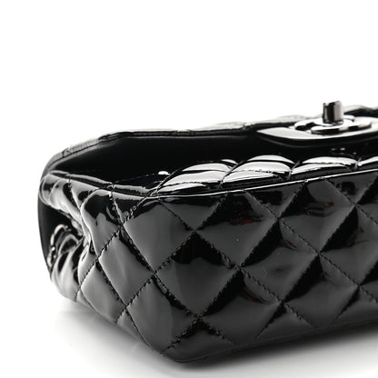 Chanel Patent Calfskin Quilted Mini Rectangular Flap Black 7 of 8