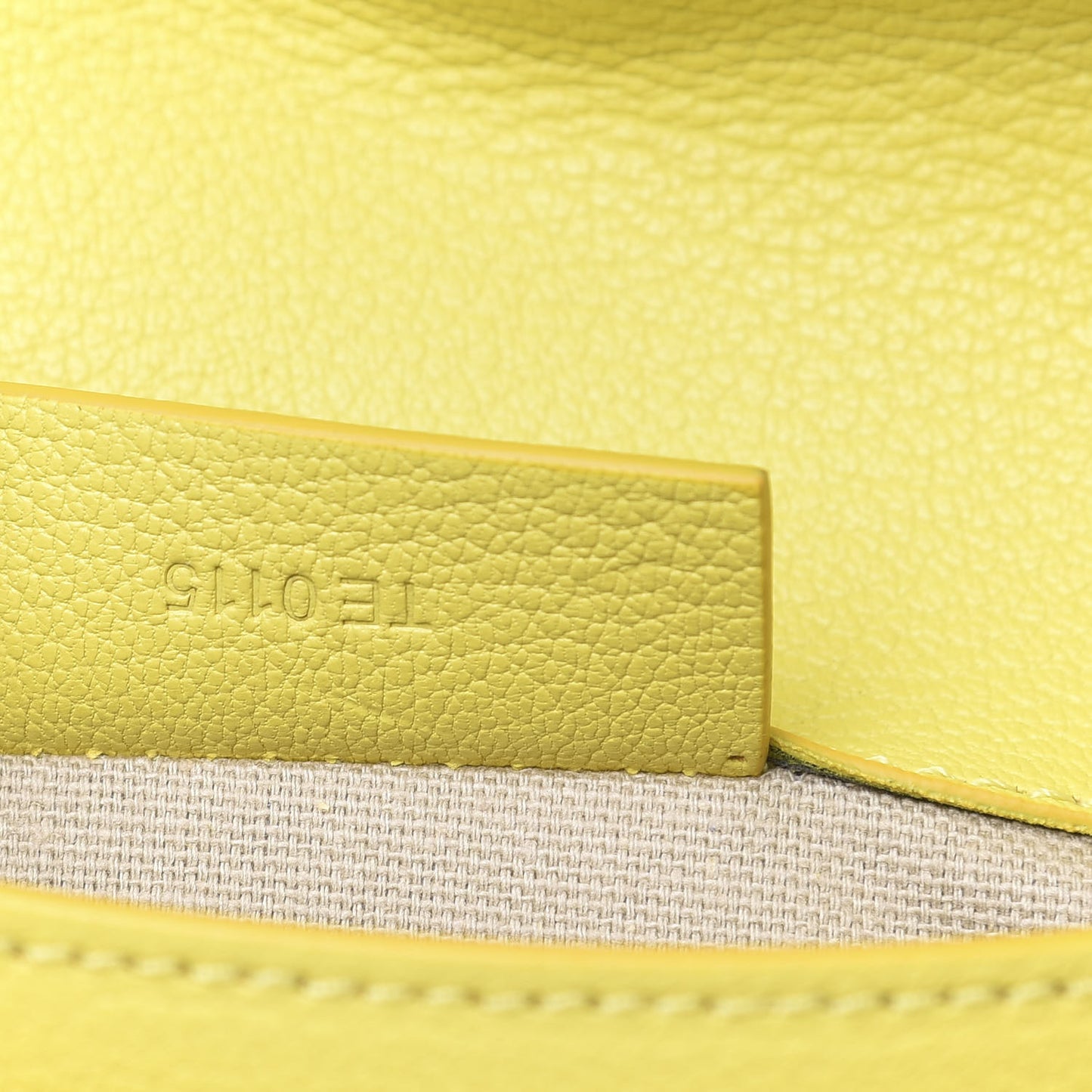 Sugar Goatskin Medium Antigona Envelope Clutch Yellow