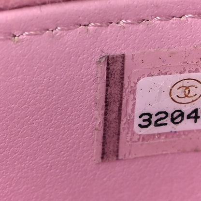 Chanel Shiny Caviar Quilted Pick Me Up Vanity Case Pink 7 of 11