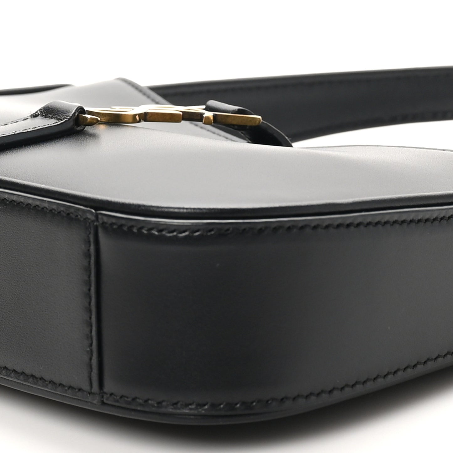 Smooth Calfskin Le 5 A 7 Mini Hobo Black