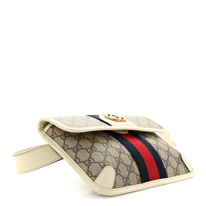 Gucci GG Supreme Monogram Web Small Ophidia Belt Bag 90 36 Beige Ebony White 4 of 11