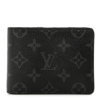 Louis Vuitton Monogram Eclipse Slender Wallet 1 of 8