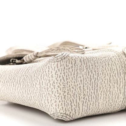 3.1 Phillip Lim Shark Embossed Textured Calfskin Mini Pashli Satchel Ivory Dove 8 of 10