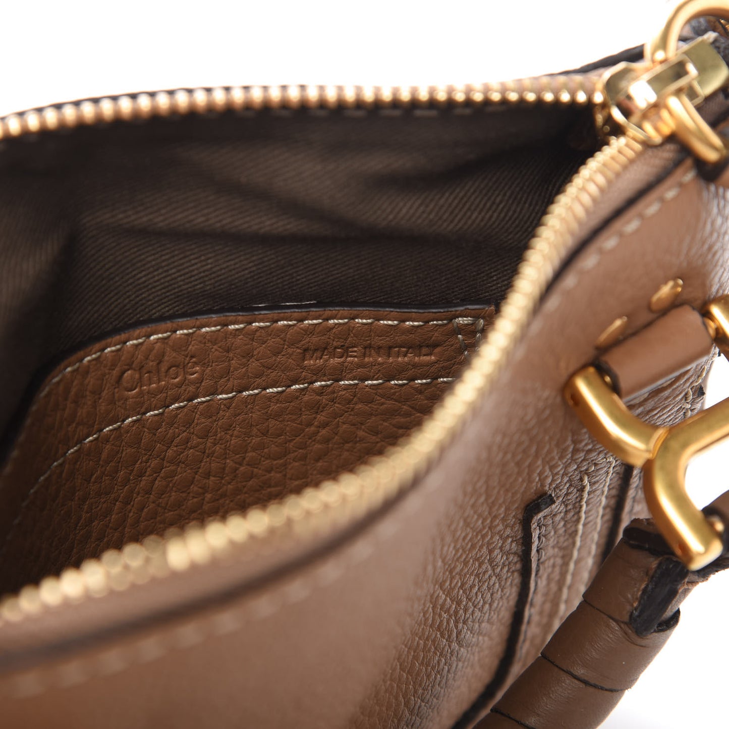 Calfskin Mini Marcie Satchel Nut