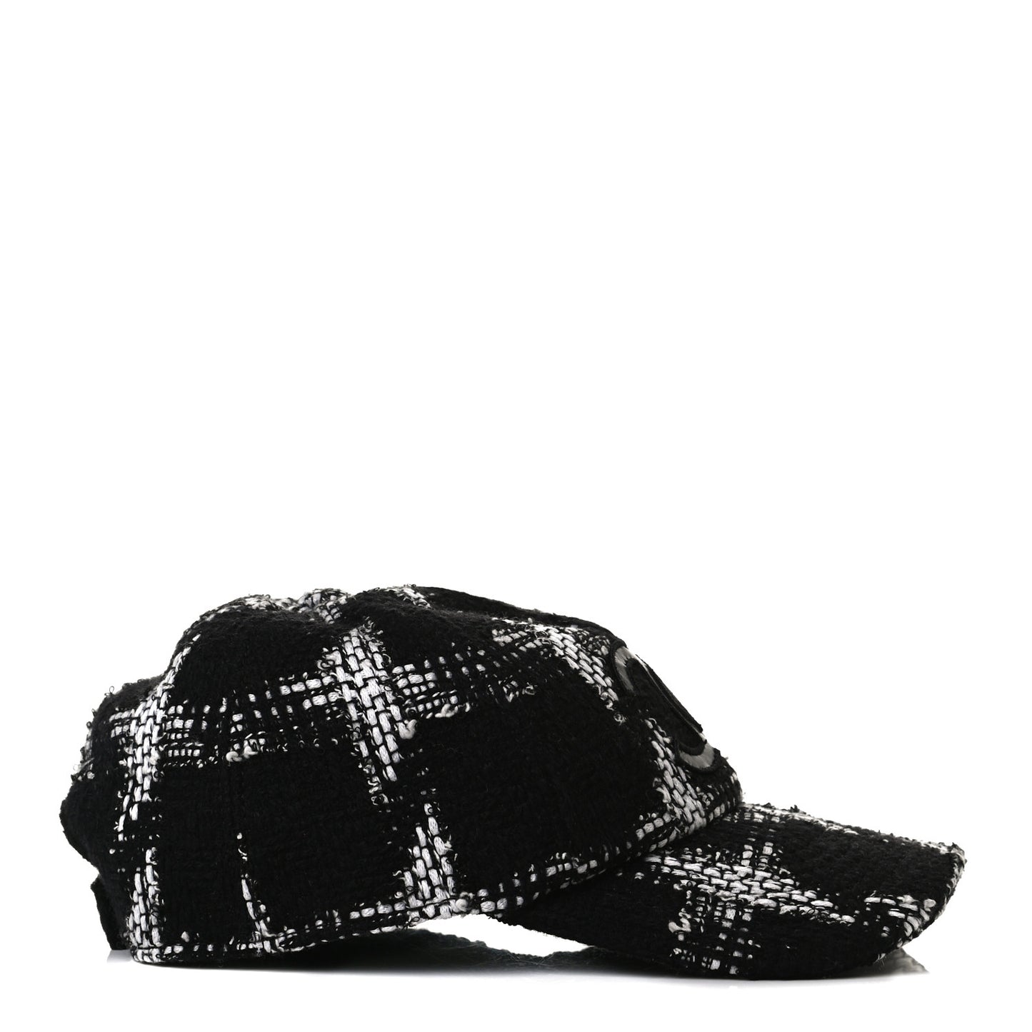 Tweed CC Cap Hat S Black White