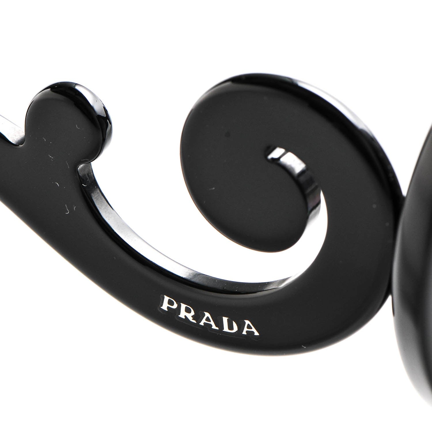 Prada Baroque Sunglasses SPR 27N Black 5 of 7