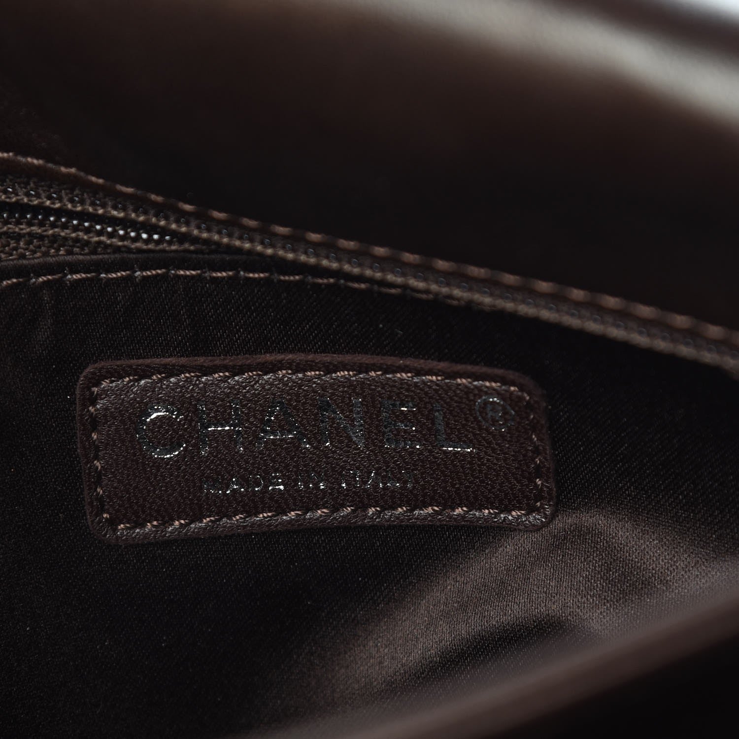 Chanel Lambskin Quilted 3 Large Flap Brown 6 of 8