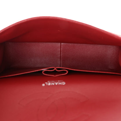 Chanel Caviar Quilted Jumbo Double Flap Dark Red 5 of 15
