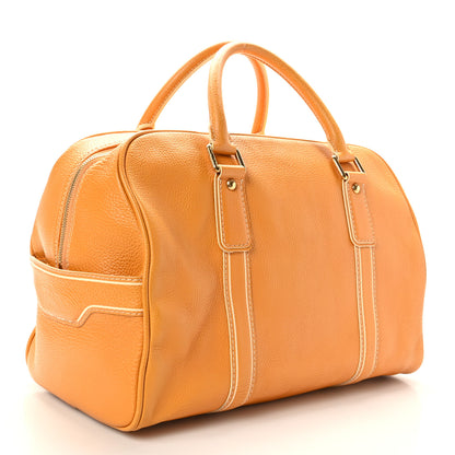 Louis Vuitton Tobago Calfskin Carryall Yellow 2 of 9