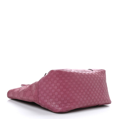 Gucci Guccissima Small Bree Zippered Tote Peonia Flower 4 of 9