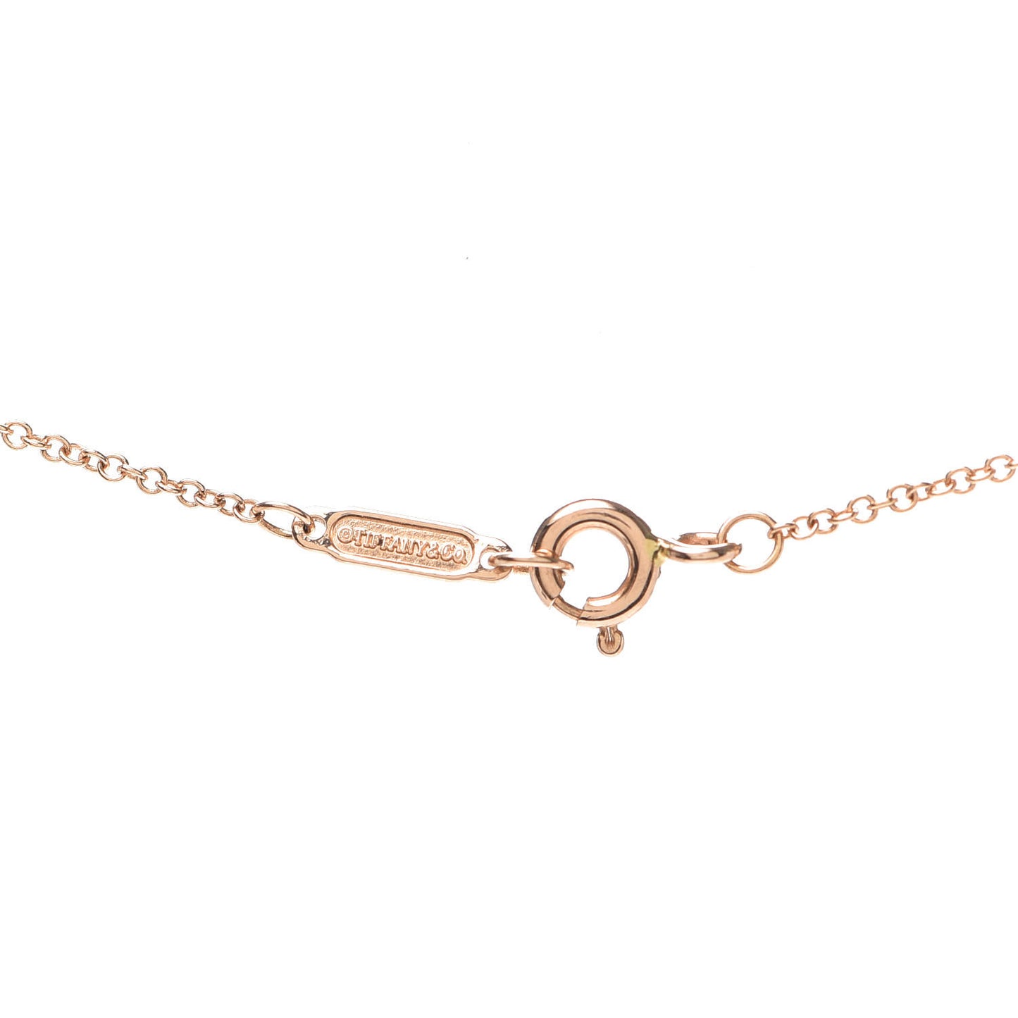 18K Rose Gold Diamond Metro Heart Pendant Necklace
