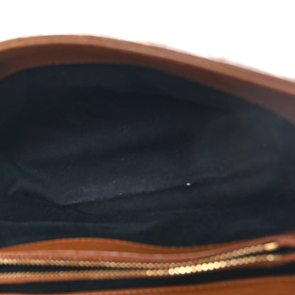 Saint Laurent Calfskin Matelasse Chevron Monogram Medium College Bag Brick 5 of 10