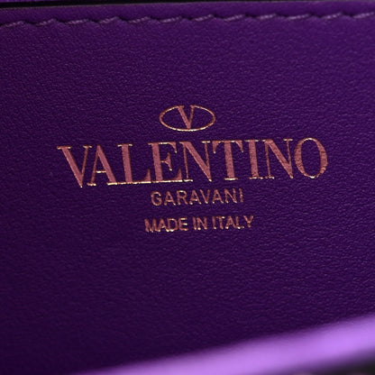 Valentino Garavani Sequin Vlogo Small Loco Shoulder Bag Purple 6 of 11